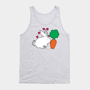 Cute Bunny and a Carrot Tank Top